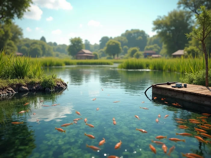 how to construct a low-cost tilapia pond in Africa