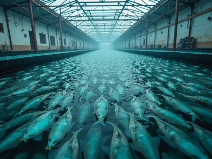Commercial tilapia farming tank system design with efficient water flow and aeration