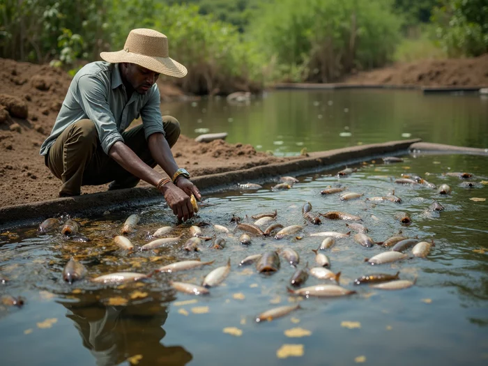 natural substrate use for improving tilapia reproduction success