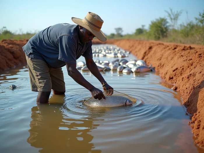 affordable water exchange and filtration methods for sustainable tilapia production in Africa